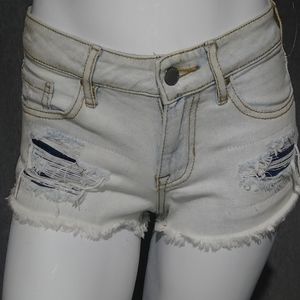 NWT bullhead denim shorts 23" low rise